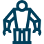 Robot Data Analytic Icon